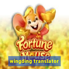 wingding translator